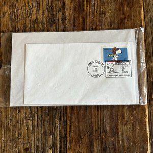 Peanuts Snoopy Flying Ace 34c Stamp May 17 2001 Santa Rosa CA